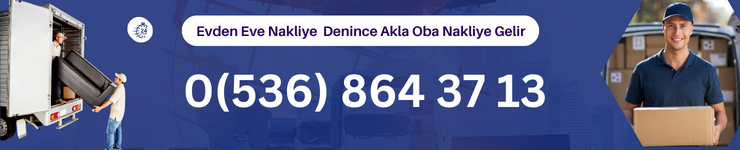Oba Nakliyat - Evden Eve Nakliye